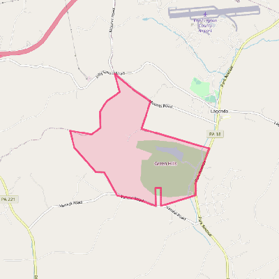 Map of Green Hills