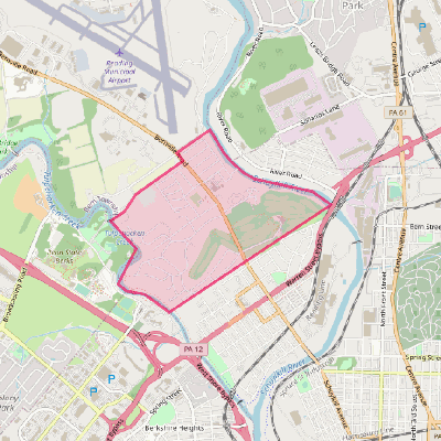 Map of Greenfields