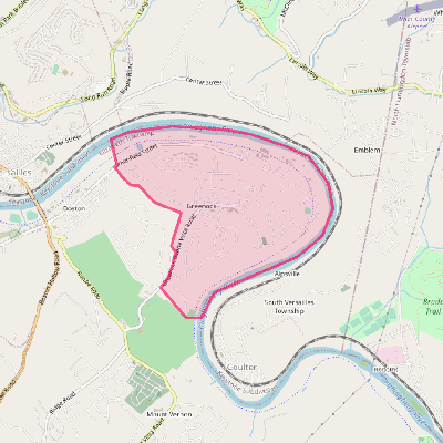 Map of Greenock