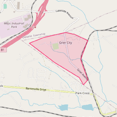 Map of Grier City