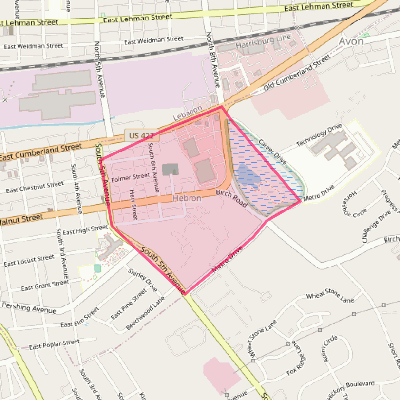 Map of Hebron