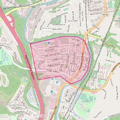 Map of Heidelberg