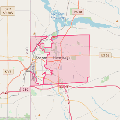 Map of Hermitage