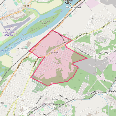 Map of Hilldale