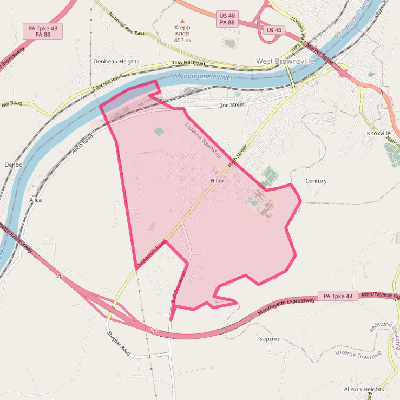 Map of Hiller