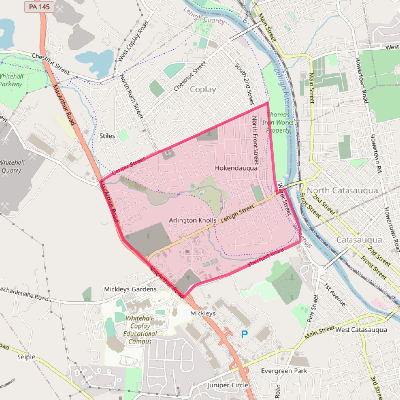 Map of Hokendauqua