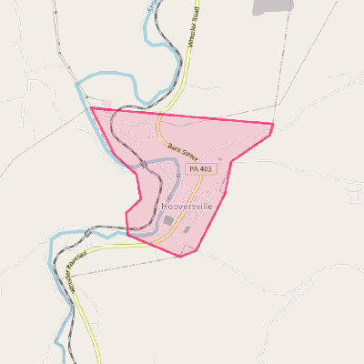 Map of Hooversville