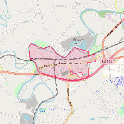 Map of Hummelstown