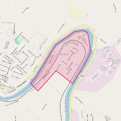 Map of Hyde Park