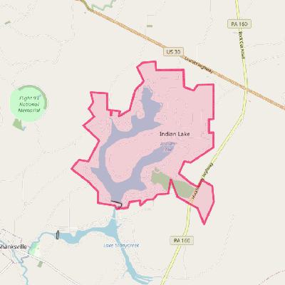 Map of Indian Lake