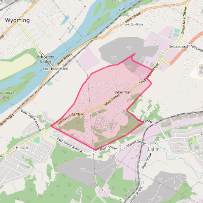 Map of Inkerman