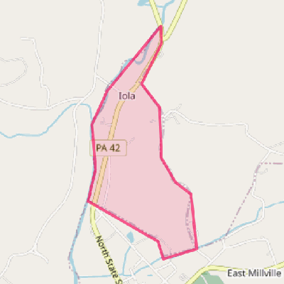 Map of Iola