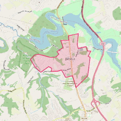 Map of Jacobus