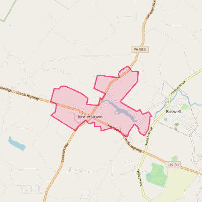 Map of Jennerstown