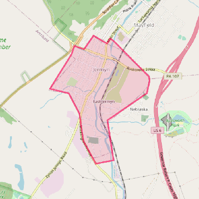 Map of Jermyn