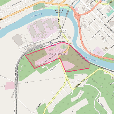 Map of Juniata Terrace