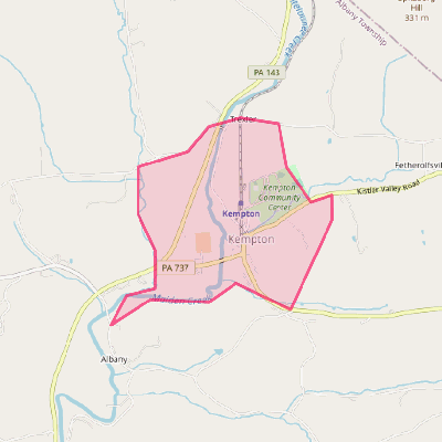 Map of Kempton