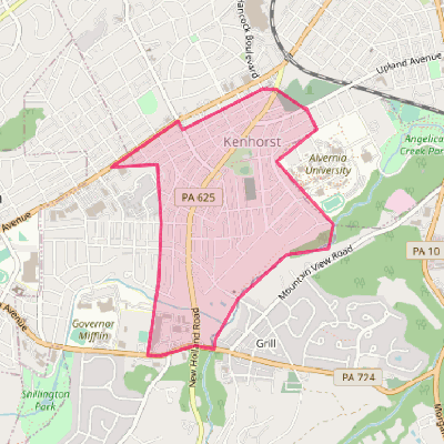 Map of Kenhorst