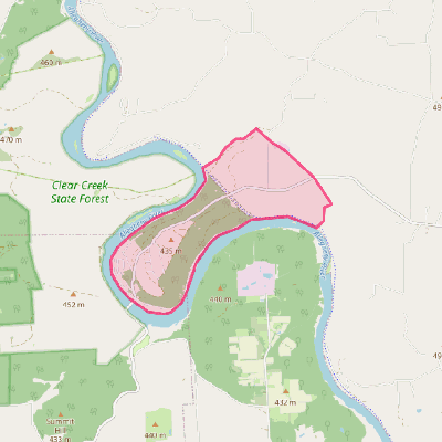 Map of Kennerdell