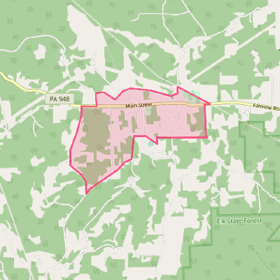 Map of Kersey