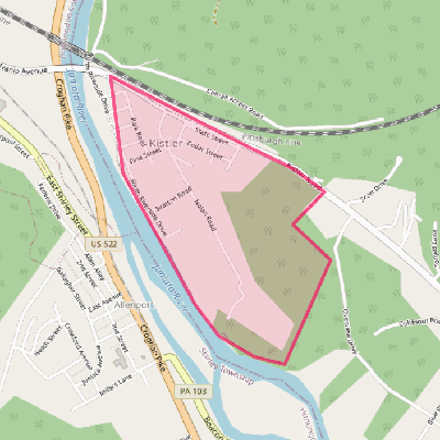 Map of Kistler