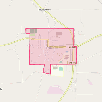 Map of Knox