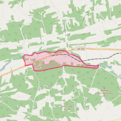 Map of Kreamer