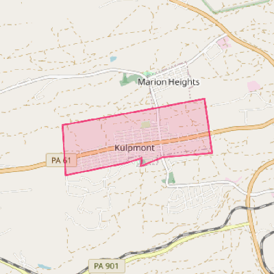 Map of Kulpmont