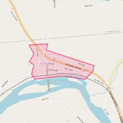 Map of Laceyville