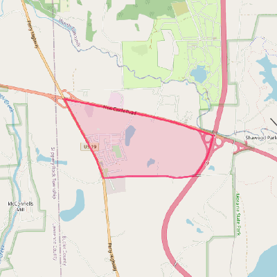 Map of Lake Arthur Estates