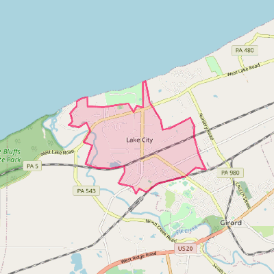 Map of Lake City