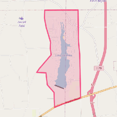 Map of Lake Latonka