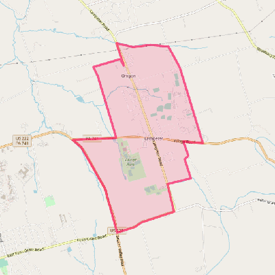 Map of Lampeter