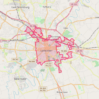 Map of Lancaster