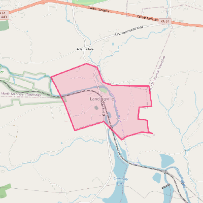 Map of Landingville