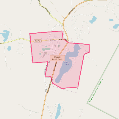 Map of Laporte