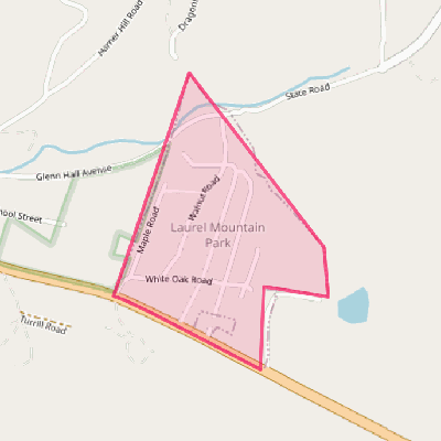 Map of Laurel Mountain