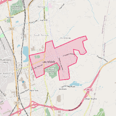 Map of Laureldale