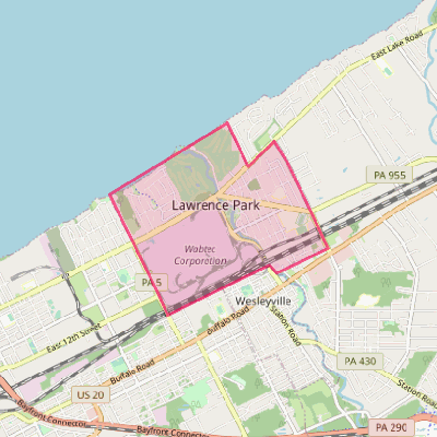 Map of Lawrence Park