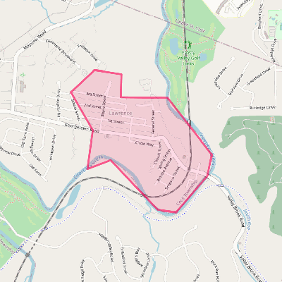 Map of Lawrence