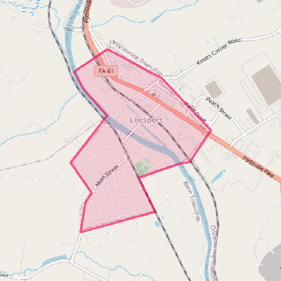 Map of Leesport