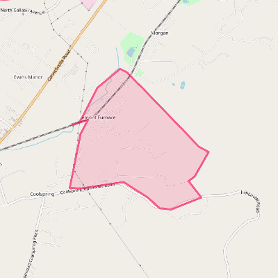 Map of Lemont Furnace