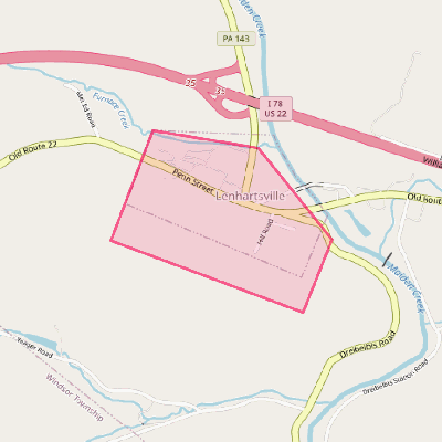 Map of Lenhartsville