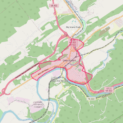 Map of Lewistown