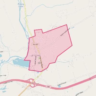 Map of Lightstreet