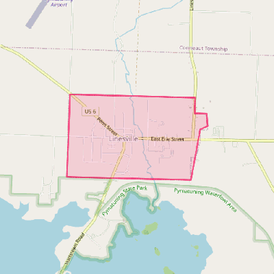 Map of Linesville