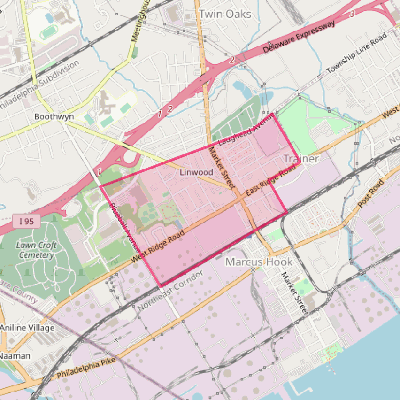 Map of Linwood