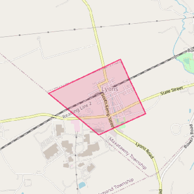 Map of Lyons