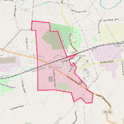 Map of Macungie