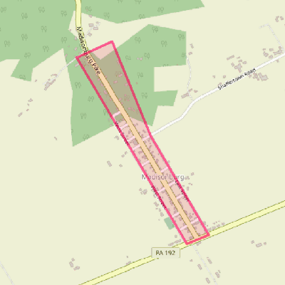 Map of Madisonburg